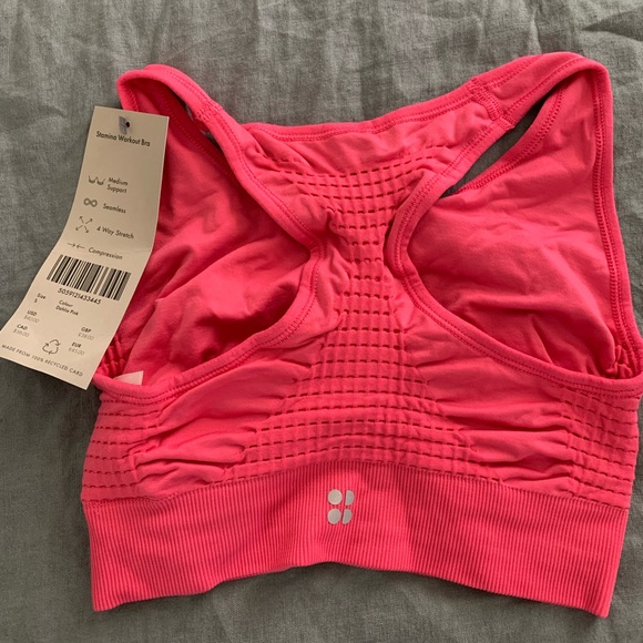 NWT Sweaty Betty Stamina Workout Bra, size S - Picture 2 of 3